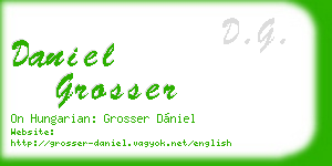daniel grosser business card